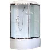 Душевая кабина Royal Bath BK RB 8120BK1-T-CH (прозрачное) правая